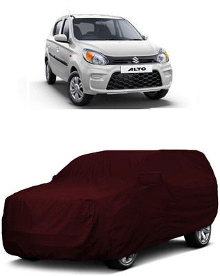 ANTOFY Car Cover For Maruti 800 Std BSII (With Mirror Pockets)(Maroon)