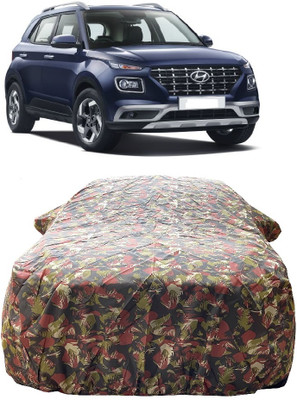 Wegather Car Cover For Hyundai Venue (With Mirror Pockets)(Multicolor)