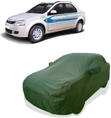 Tricway Car Cover For Mahindra e-Verito (With Mirror Pockets)(Green)