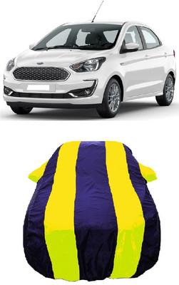 Wegather Car Cover For Ford Figo Aspire Titanium Plus Petrol (With Mirror Pockets)(Yellow)