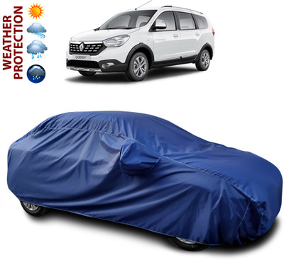 CODOKI Car Cover For Renault Lodgy (With Mirror Pockets)(Blue)