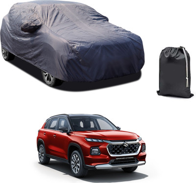 CODOKI Car Cover For Maruti Suzuki Grand Vitara (With Mirror Pockets)(Grey)