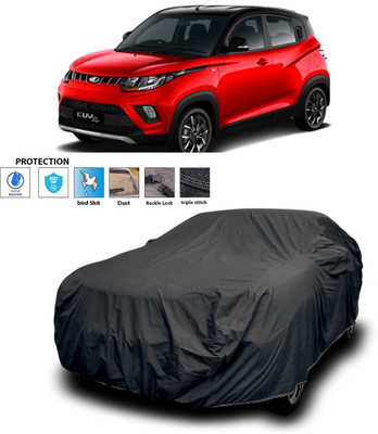CODOKI Car Cover For Mahindra KUV100 (With Mirror Pockets)(Black)