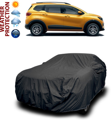 CODOKI Car Cover For Renault Triber (With Mirror Pockets)(Black)