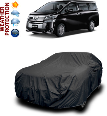 PAGORA Car Cover For Toyota Vellfire (With Mirror Pockets)(Black)