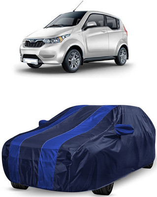 ANTOFY Car Cover For Mahindra e2o Plus P6 Electric (With Mirror Pockets)(Blue, Blue)
