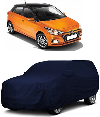 ANTOFY Car Cover For Hyundai Elite i20 Asta Option Petrol (With Mirror Pockets)(Blue)