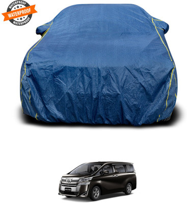CODOKI Car Cover For Toyota Vellfire (With Mirror Pockets)(Blue)