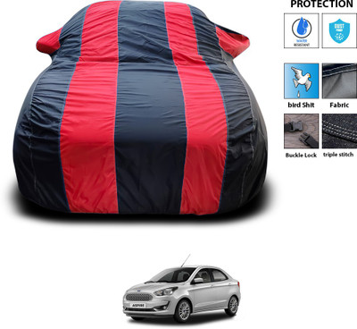 PAGORA Car Cover For Ford Aspire (With Mirror Pockets)(Red)