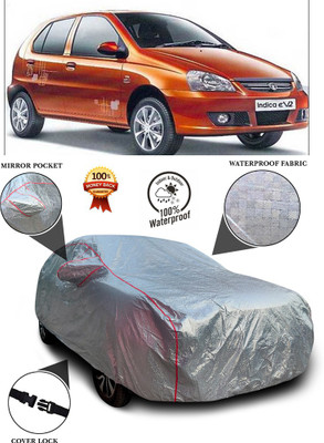 PAGORA Car Cover For Tata Indica eV2 (With Mirror Pockets)(Silver)