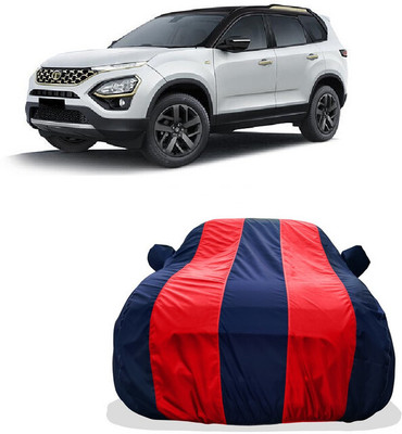Tricway Car Cover For Tata Safari (7 Seater) (With Mirror Pockets)(Red)