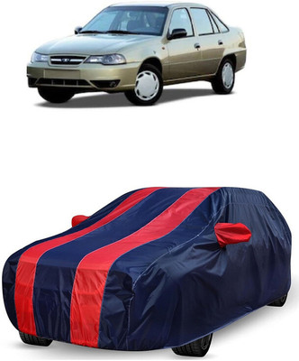 ANTOFY Car Cover For Daewoo Nexia DOCH 1.5L (With Mirror Pockets)(Red, Blue)