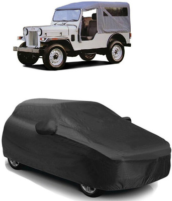 SUGASHRI Car Cover For Mahindra Commander 750 ST (With Mirror Pockets)(Grey)