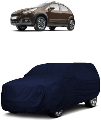 ANTOFY Car Cover For Fiat Avventura Power Up 1.3 Active Diesel (With Mirror Pockets)(Blue)
