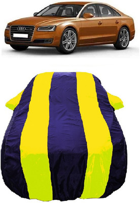 Wegather Car Cover For Audi A8 4E 4.2 FSI Quattro (With Mirror Pockets)(Yellow)