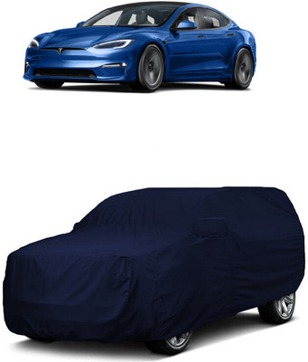ANTOFY Car Cover For Tesla Model X Electric(Battery) (With Mirror Pockets)(Blue)