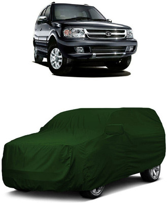ANTOFY Car Cover For Tata Safari VTT EX (With Mirror Pockets)(Green)
