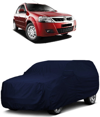 ANTOFY Car Cover For Mahindra E Verito D2 Electric (With Mirror Pockets)(Blue)