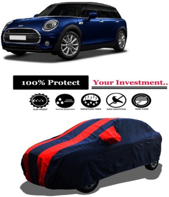 Amexride Car Cover For Mini Clubman Cooper S Petrol (With Mirror Pockets)(Red)