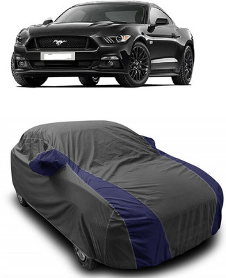 ANTOFY Car Cover For Ford Mustang V8 (With Mirror Pockets)(Grey, Blue)