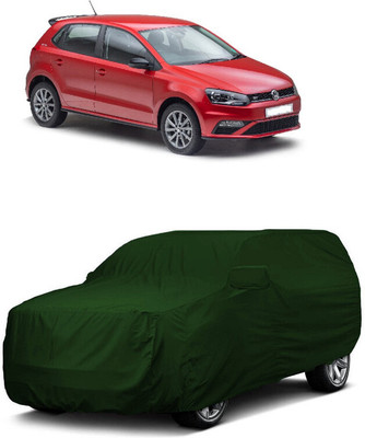 ANTOFY Car Cover For Volkswagen Polo GT (With Mirror Pockets)(Green)