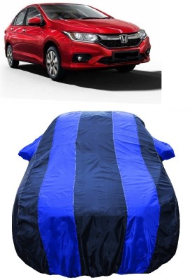 Wegather Car Cover For Honda City LQ (With Mirror Pockets)(Blue)