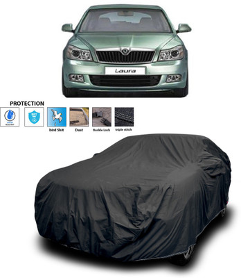 PAGORA Car Cover For Skoda Laura (With Mirror Pockets)(Black)
