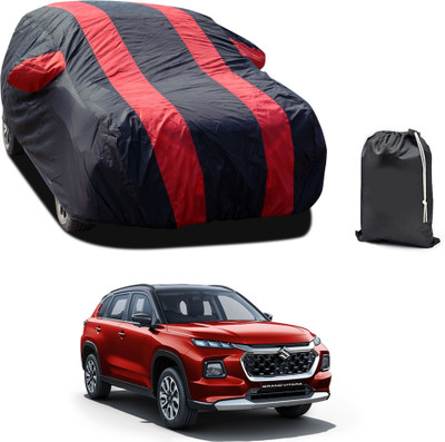CODOKI Car Cover For Maruti Suzuki Grand Vitara (With Mirror Pockets)(Red)