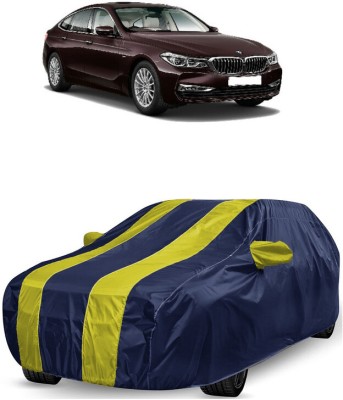 ANTOFY Car Cover For BMW 6 Series GT 630d M Sport Diesel (With Mirror Pockets)(Yellow, Blue)