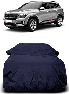 Autoprime Car Cover For Kia Seltos HTK Plus AT D Diesel (With Mirror Pockets)(Blue)