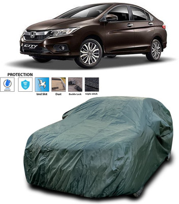 CODOKI Car Cover For Honda City i-Dtec (With Mirror Pockets)(Green)