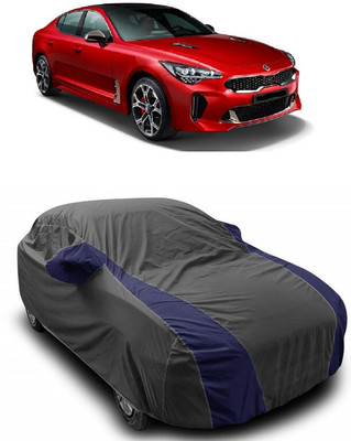 ANTOFY Car Cover For Kia Stinger GT (With Mirror Pockets)(Grey, Blue)