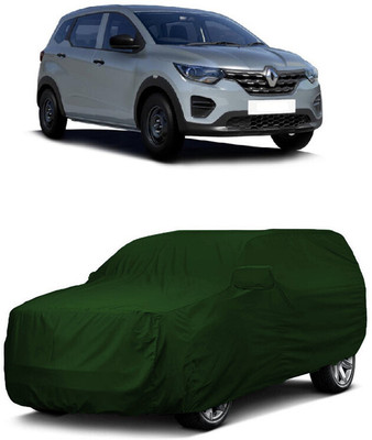 ANTOFY Car Cover For Renault Triber RXE (With Mirror Pockets)(Green)