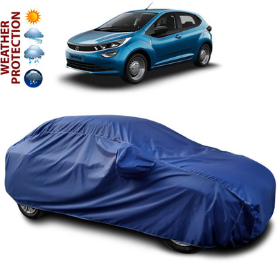 CODOKI Car Cover For Tata Altroz EV (With Mirror Pockets)(Blue)