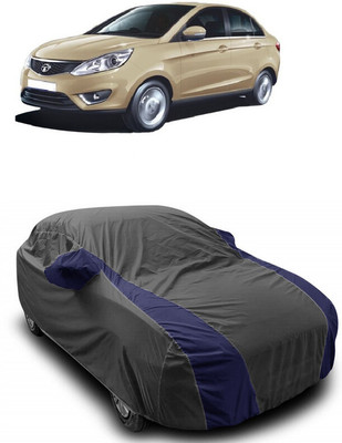 ANTOFY Car Cover For Tata Zest Quadrajet 1.3 75PS XM (With Mirror Pockets)(Grey, Blue)