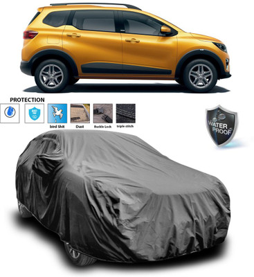 CODOKI Car Cover For Renault Triber (With Mirror Pockets)(Grey)