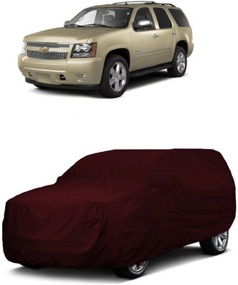 ANTOFY Car Cover For Chevrolet Tahoe 5.7L V8 (With Mirror Pockets)(Maroon)