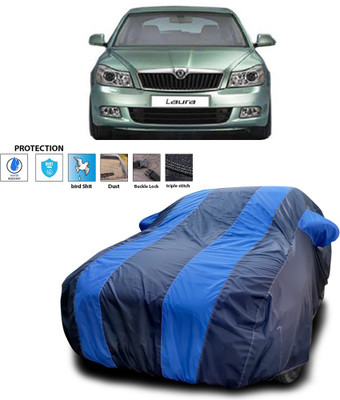 PAGORA Car Cover For Skoda Laura (With Mirror Pockets)(Blue)