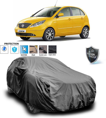 PAGORA Car Cover For Tata Indica Vista (With Mirror Pockets)(Grey)