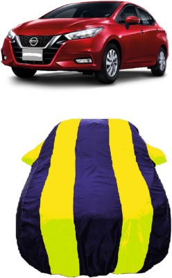 Wegather Car Cover For Nissan Almera S (With Mirror Pockets)(Yellow)