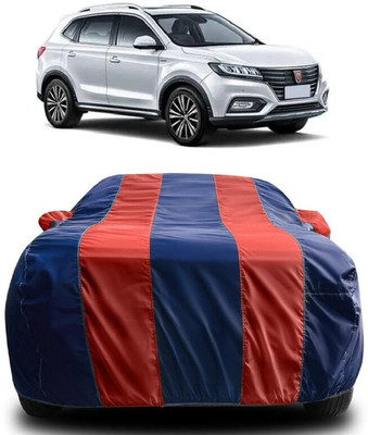 SUGASHRI Car Cover For MG ERX5 (With Mirror Pockets)(Red, Blue)