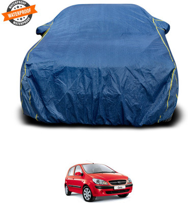 PAGORA Car Cover For Hyundai Getz Prime (With Mirror Pockets)(Blue)