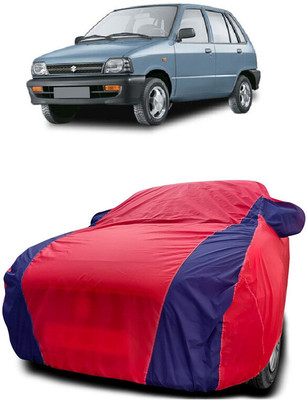 Autoprime Car Cover For Maruti 800 Std. LPG (With Mirror Pockets)(Red, Blue)