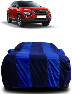 SUGASHRI Car Cover For Tata Harrier (With Mirror Pockets)(Blue, Blue)