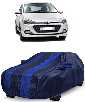 ANTOFY Car Cover For Hyundai Elite i20 Sportz 1.4 CRDi (With Mirror Pockets)(Blue, Blue)