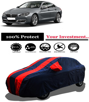 Amexride Car Cover For BMW 6 Series 640D Gran Coupe (With Mirror Pockets)(Red)