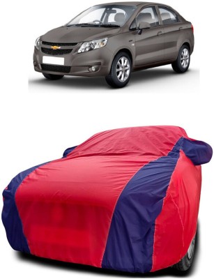 DIGGU Car Cover For Chevrolet Sail LX (With Mirror Pockets)(Red, Blue)