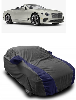 ANTOFY Car Cover For Bentley Continental GT V8 Convertible Petrol (With Mirror Pockets)(Grey, Blue)