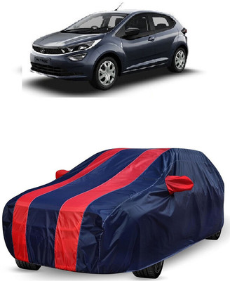 ANTOFY Car Cover For Tata Altroz XT Petrol (With Mirror Pockets)(Red, Blue)