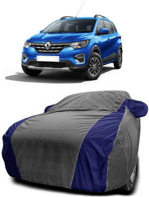 Autoprime Car Cover For Renault Triber RXZ (With Mirror Pockets)(Grey, Blue)